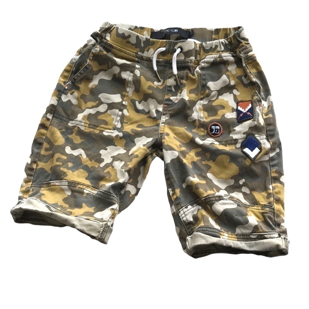 JOE'S Jeans Dale Jogger Drawstring Shorts Camo Big Boys Size 10/12